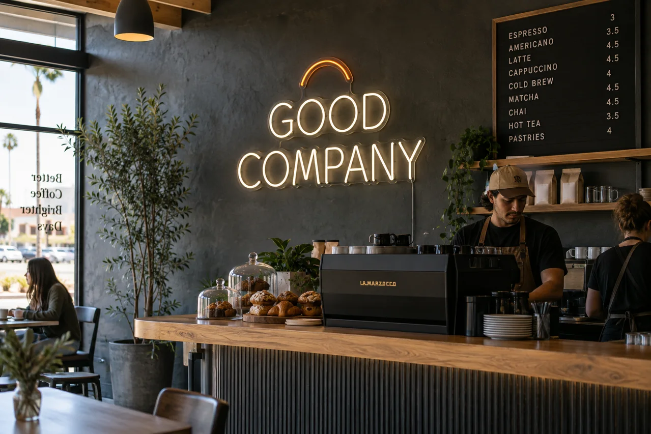 Custom LED Neon Signs for Businesses design direction