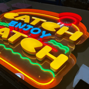 Stainless Steel Neon Signs
