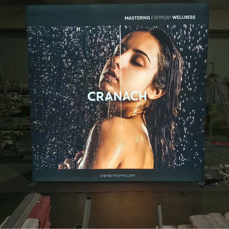 LED Light-Up Banner Stand