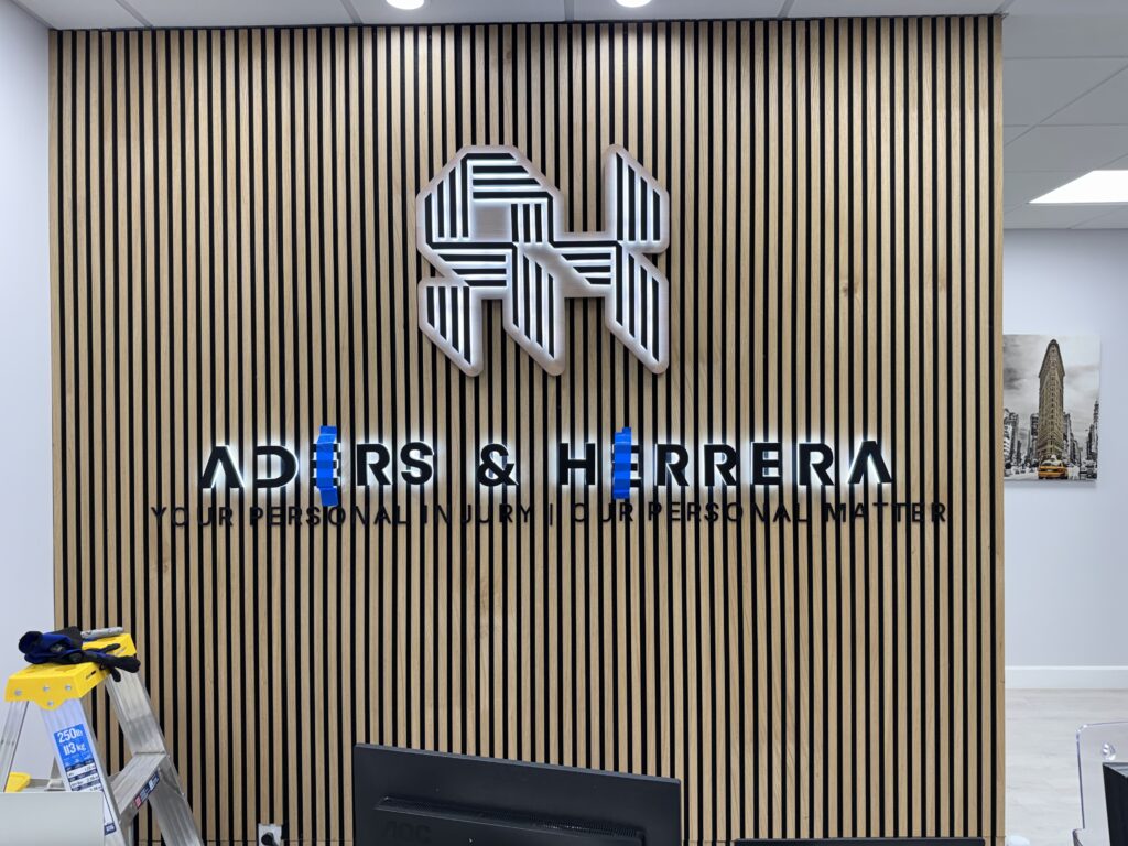 Lobby & office signs