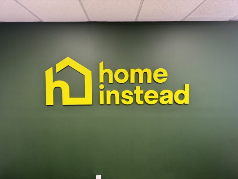 Home instead – PVC Dimensional Letters