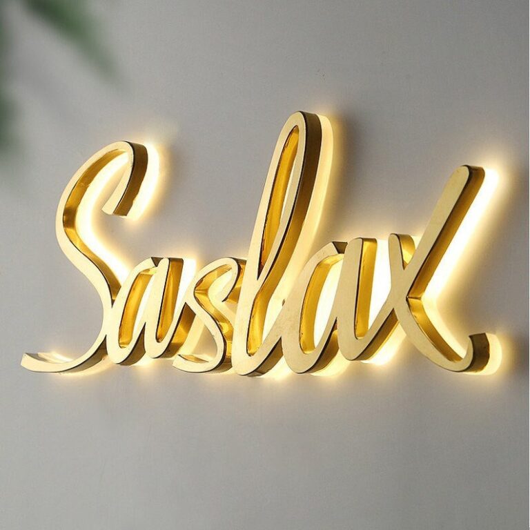 Reverse Channel Letters – Acrylic Base