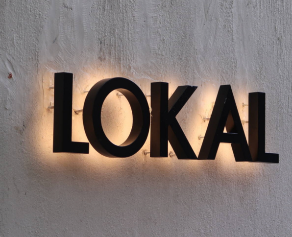 Reverse Channel Letters – No Acrylic Base