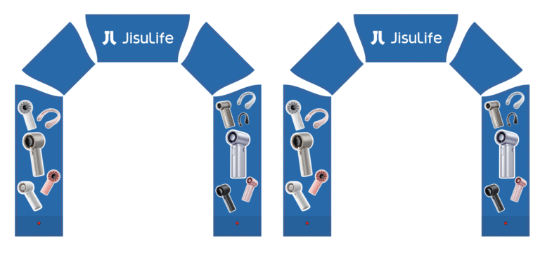 Jisulife – Custom Inflatable Arch Display