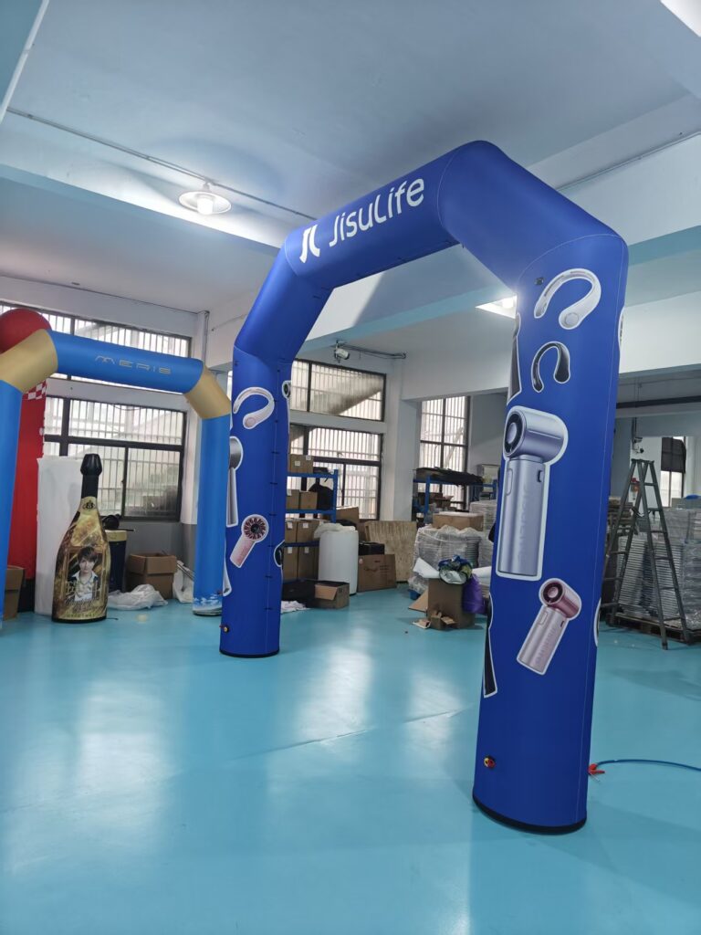 Custom inflatable arch built for Jisulife