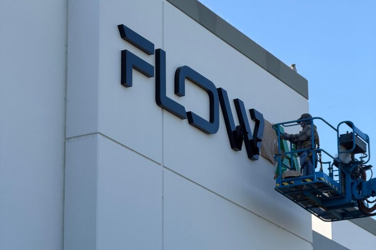 Flow X – Painted Aluminum Dimensional Letters